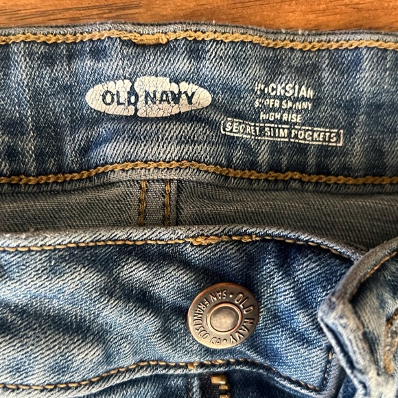Old Navy Women's Blue Skinny Jeans - Picture 4 of 4